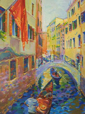 Malý most v Benátkach.