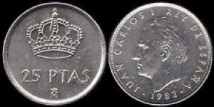 25 ptas 1982