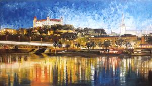 Bratislava - Pohľad od Dunaja