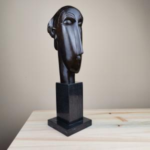 Amadeo Modigliani - podľa - Ženská hlava