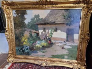 Neogrády Antal (1861-1942) / Pred domom