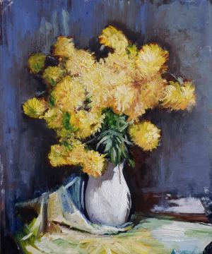 žlté kvety vo váze