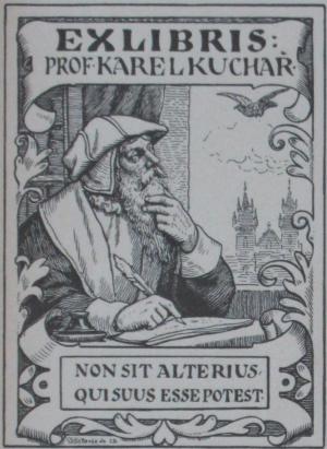 Ex libris Prof. Karel Kuchař