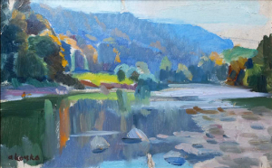 Krajina s riekou