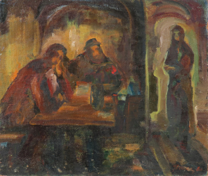 Dvoj - obraz večer