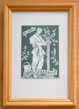 Martin Benka - Ex libris Karol Izakovič