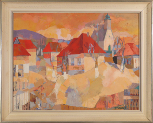 Dedina s kostolom