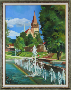 Pri fontáne v Bardejove