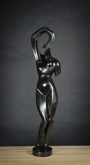Alexander Archipenko - Žena česúca si vlasy