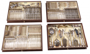 Strieborný príbor pre 18 osôb - Sturm silber Wien