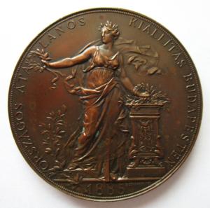Medaila 1885 na zemskú výstavu v Budapešti