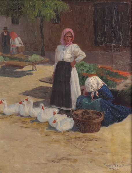 Ernö Nagy - Predavačka hús • eAntik.sk