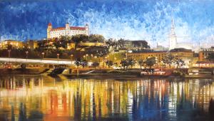 Zuzana Kubičková - Bratislava - Pohľad od Dunaja