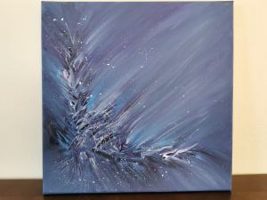 Mia Painting - Abstrakcia na plátne