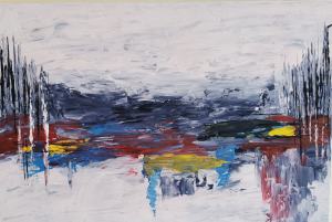 Mia Painting - Abstrakcia 2