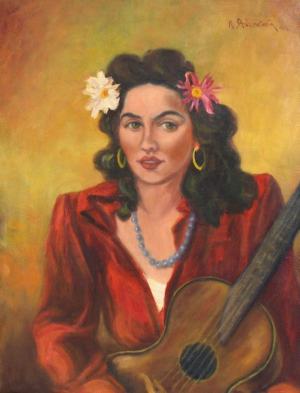 Neidentifikovaný - Žena s gitarou
