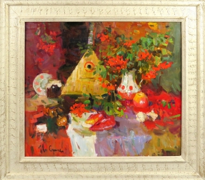 Stanislav Ilyashenko - Zátišie s balalajkou