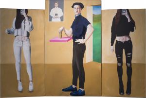 Selfie - triptych