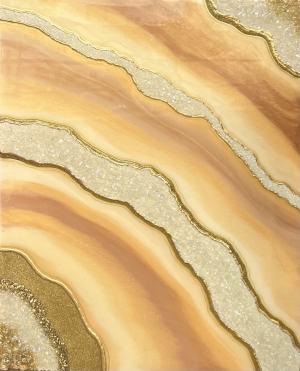 Ivica Jurikova - GOLDEN AGATE DIPTYCH II