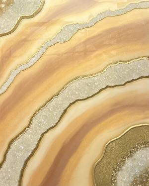 Ivica Jurikova - GOLDEN AGATE DIPTYCH I