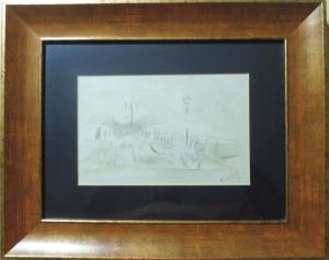 Ladislav Mednyánszky - Ladislav Mednyánszky (1852 - 1919) / Okraj dediny (COA)