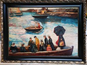 Tibor Erno - přístav Bretagne - židovský malíř