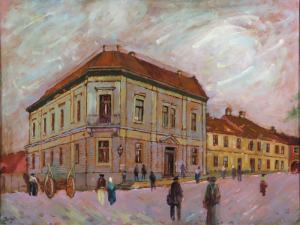 Bacherov palác v Žiline r. 1908