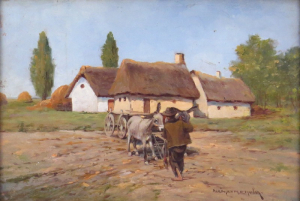 Gyula Németh - S povozom