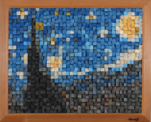 Mária Bosnovičová - Kópia podľa Vincenta van Gogha - The Starry night