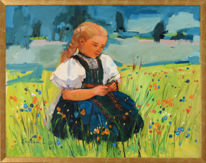 Liubov Senchuk - Dievča na lúke