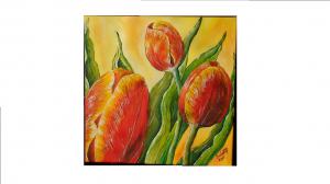 Danka Kačurová - Tulipány