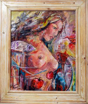 Daniela Petríková - Žena s rybami