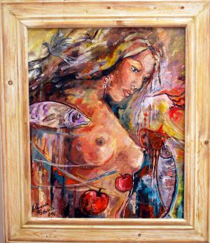 Daniela Petríková - Žena s rybou