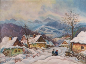 Zimná dedina