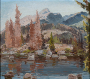 Jaroslav Votruba - Kriváň a Štrbské pleso v pozdnej jeseni