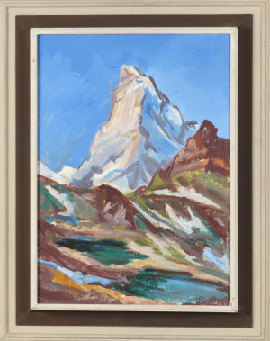 Ľudmila Hynková - Matterhorn od Schwarzsee