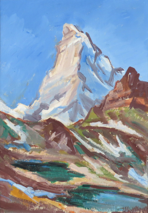 Ľudmila Hynková - Matterhorn od Schwarzsee