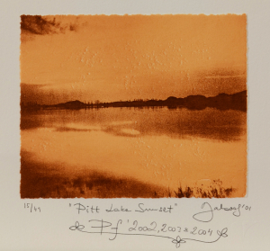 Frank Jalsovsky - Západ slnka nad Pitt Lake